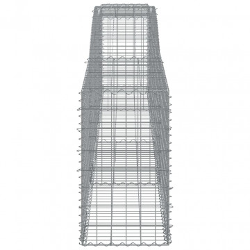 Coșuri gabion arcuite 7 buc, 400x50x80/100 cm, fier galvanizat - Img 6