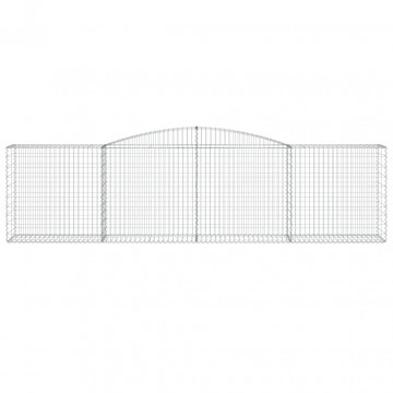 Coșuri gabion arcuite 8 buc, 400x50x100/120 cm fier galvanizat - Img 4