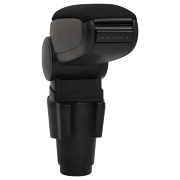 Cotieră auto, negru, 12x33x(34-50) cm ABS - Img 2