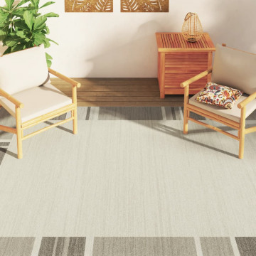 Covor cu fire scurte, multicolor, 190x300 cm, anti-alunecare - Img 3