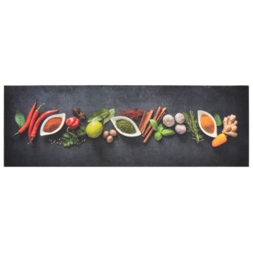 Covor de bucătărie lavabil Spices, 60x180cm, catifea - Img 2