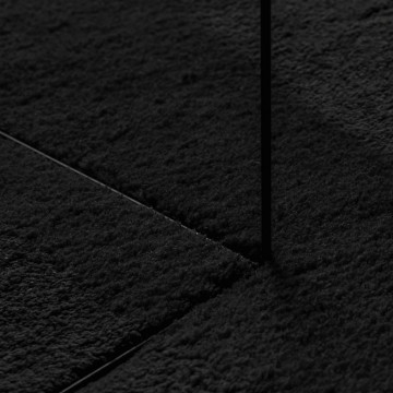 Covor HUARTE, fir scurt, moale și lavabil, negru, 140x200 cm - Img 7