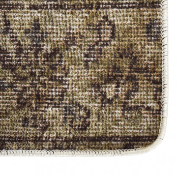 Covor lavabil, mozaic multicolor, 150x230 cm, anti-alunecare - Img 4