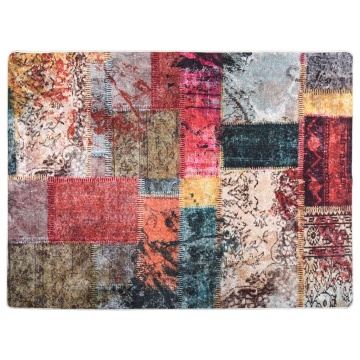 Covor lavabil, multicolor, 400x300 cm, anti-alunecare - Img 2
