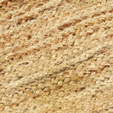 Covor manual, natural, 120 x 180 cm, iută - Img 4