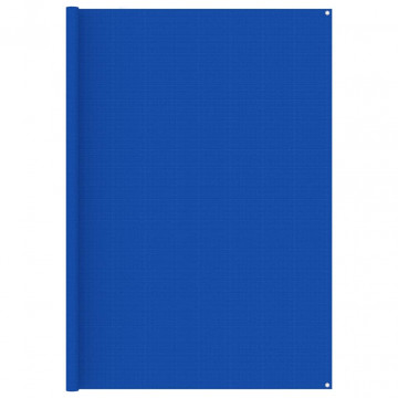 Covor pentru cort, albastru, 250x600 cm, HDPE - Img 1