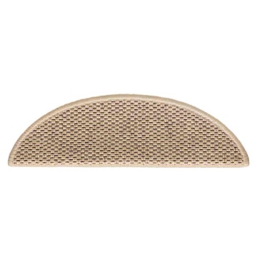 Covorașe de scară autoadezive aspect sisal 30 buc. nisip - Img 8