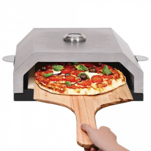 Cuptor de pizza cu piatră ceramică pentru grătar gaz, cărbuni - Img 3