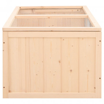 Cușcă pentru hamsteri, 104x52x54 cm, lemn masiv de brad - Img 8