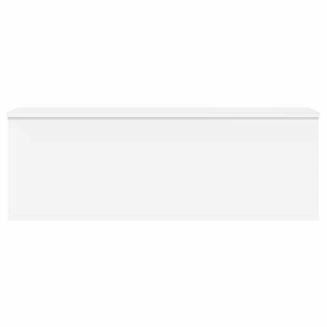 Cutie de depozitare, alb, 102x35x35 cm, lemn prelucrat - Img 4