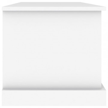 Cutie de depozitare, alb, 70x40x38 cm, lemn prelucrat - Img 6