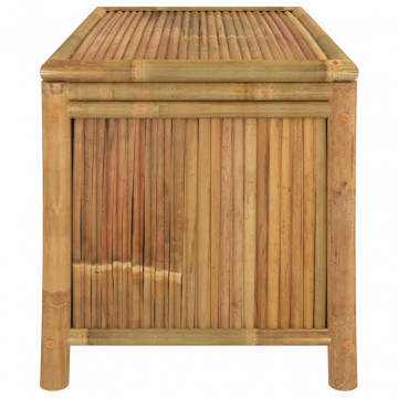 Cutie de depozitare de grădină, 90x52x55 cm, bambus - Img 4