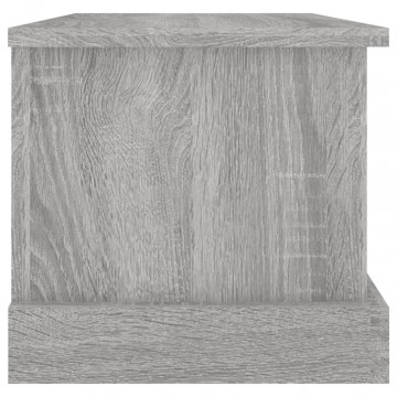 Cutie de depozitare, gri sonoma, 50x30x28 cm, lemn prelucrat - Img 6