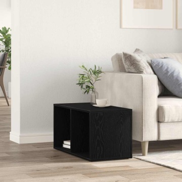 Cutie de depozitare LP Stejar negru 71x34x36 cm Lemn prelucrat - Img 3