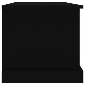 Cutie de depozitare, negru, 70x40x38 cm, lemn prelucrat - Img 6
