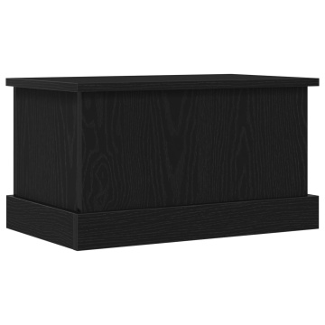 Cutie de depozitare Negru Stejar 50x30x28 cm Lemn prelucrat - Img 2