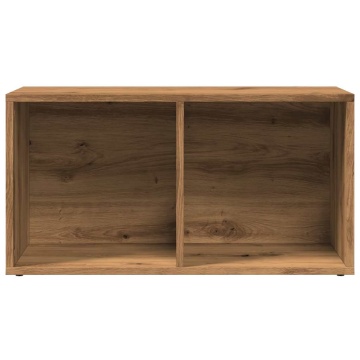 Cutie depozitare, stejar artizanal 69,5x34x36 cm lemn prelucrat - Img 4