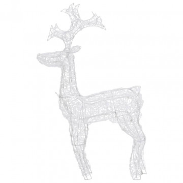 Decorațiuni reni de Crăciun, 3 buc., 60x16x100 cm, acril - Img 4
