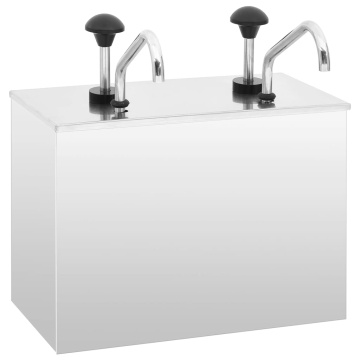 Dozator de sos, 2 x 3,5 L, oțel inoxidabil - Img 1