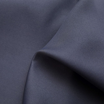 Draperie opacă cu inele metalice, antracit, 290 x 245 cm - Img 3