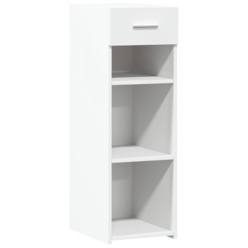 Dulap, alb, 30x42,5x93 cm, lemn prelucrat - Img 2
