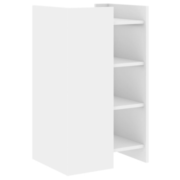 Dulap, alb, 45x35x75 cm, lemn prelucrat - Img 5