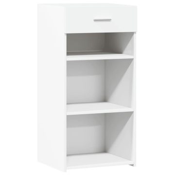 Dulap, alb, 45x42,5x93 cm, lemn prelucrat - Img 2