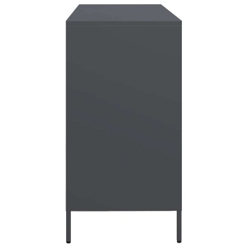 Dulap, antracit, 135x39x73,5 cm<br />, oțel laminat la rece - Img 5