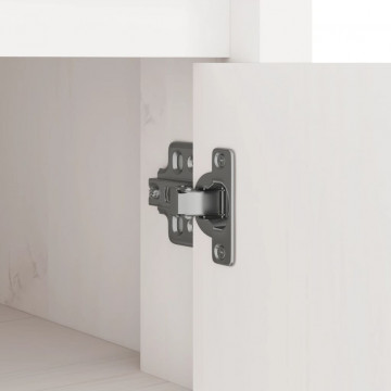 Dulap bucătărie de exterior, alb, 106x55x64 cm, lemn masiv pin - Img 7