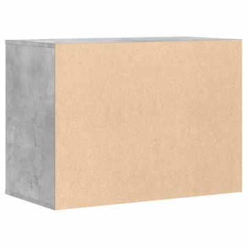 Dulap colț cu sertare gri beton 80x41x58 cm lemn prelucrat - Img 6
