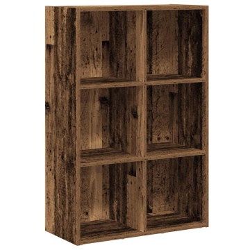 Dulap cu cărți/Dulfrag lemn vechi 66x30x98 cm lemn prelucrat - Img 2