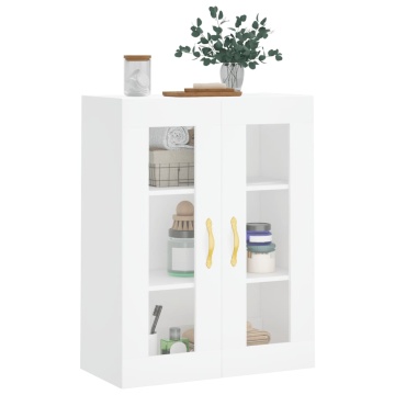 Dulap cu montaj pe perete, alb, 69,5x34x90 cm - Img 4