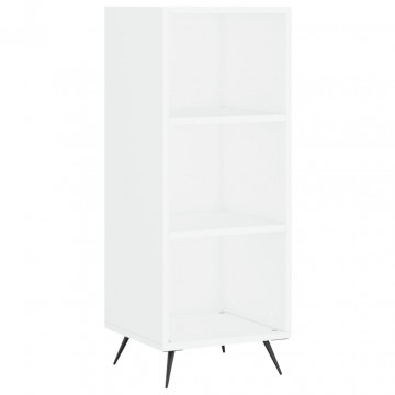 Dulap cu rafturi, alb, 34,5x32,5x90 cm, lemn compozit - Img 2