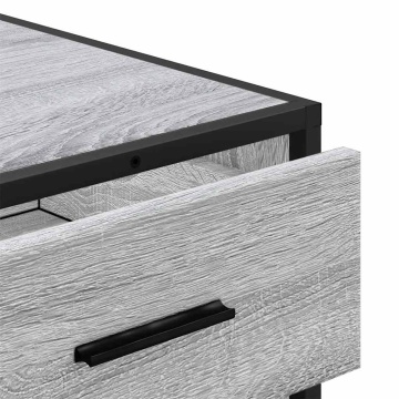 Dulap cu sertar, gri sonoma, 70x41x56 cm, lemn prelucrat - Img 7