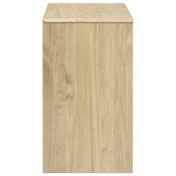 Dulap cu sertar "SAUDA" stejar 111x43x73,5 cm lemn masiv de pin - Img 8