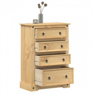 Dulap cu sertare „Corona”, 80x43x114 cm, lemn masiv de pin - Img 1