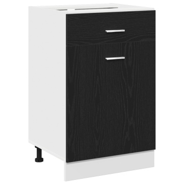 Dulap cu Sertare Black Oak - 50x46x81.5 cm, Fabricat din Lemn Prelucrat - Img 2
