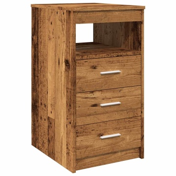 Dulap cu sertare, lemn vechi, 40x50x76 cm, lemn compozit - Img 2