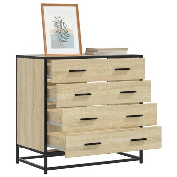 Dulap cu sertare, stejar sonoma, 70x41x70 cm, lemn compozit - Img 1
