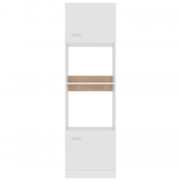 Dulap cuptor microunde “Lyon”, alb, 60 x 57 x 207 cm, PAL - Img 8