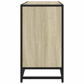 Dulap de chiuvetă baie stejar sonoma 65x33x60 cm lemn prelucrat - Img 5