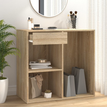 Dulap de cosmetice, stejar sonoma, 80x40x75 cm, lemn prelucrat - Img 1