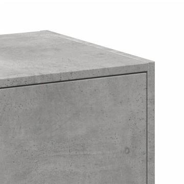 Dulap de farmacie, gri beton, 40x41x174,5 cm, lemn prelucrat - Img 7