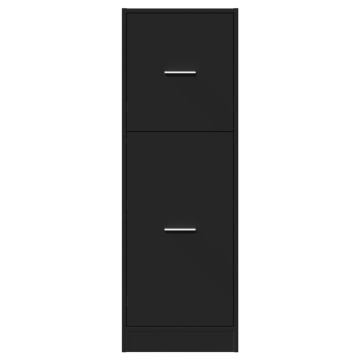 Dulap de farmacie, negru, 40x41x118 cm, lemn prelucrat - Img 8