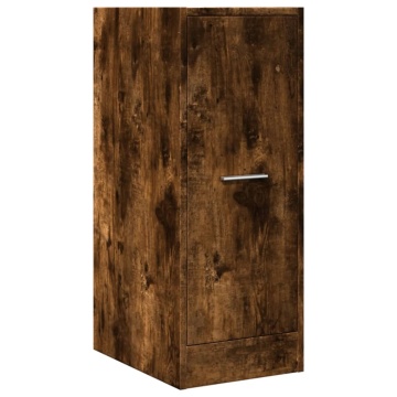 Dulap de farmacie stejar fumuriu, 30x41x77,5 cm, lemn prelucrat - Img 3