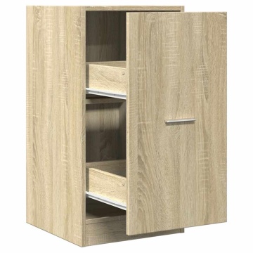 Dulap de farmacie, stejar sonoma, 40x41x77,5 cm lemn prelucrat - Img 2