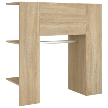 Dulap de hol, stejar sonoma, 97,5x37x99 cm, lemn prelucrat - Img 5