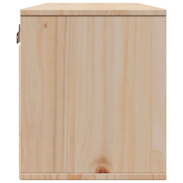 Dulap de perete, 80x30x35 cm, lemn masiv de pin - Img 6
