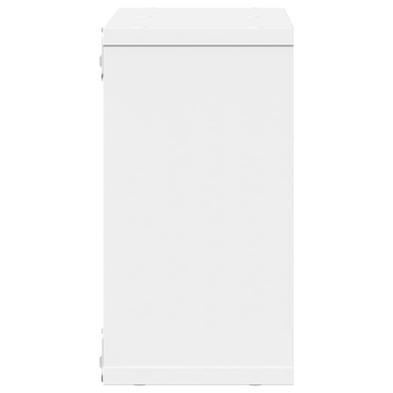 Dulap de perete, alb, 60x16x30 cm, lemn prelucrat - Img 8