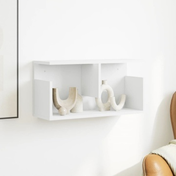 Dulap de perete, alb, 60x20x30 cm, lemn prelucrat - Img 3